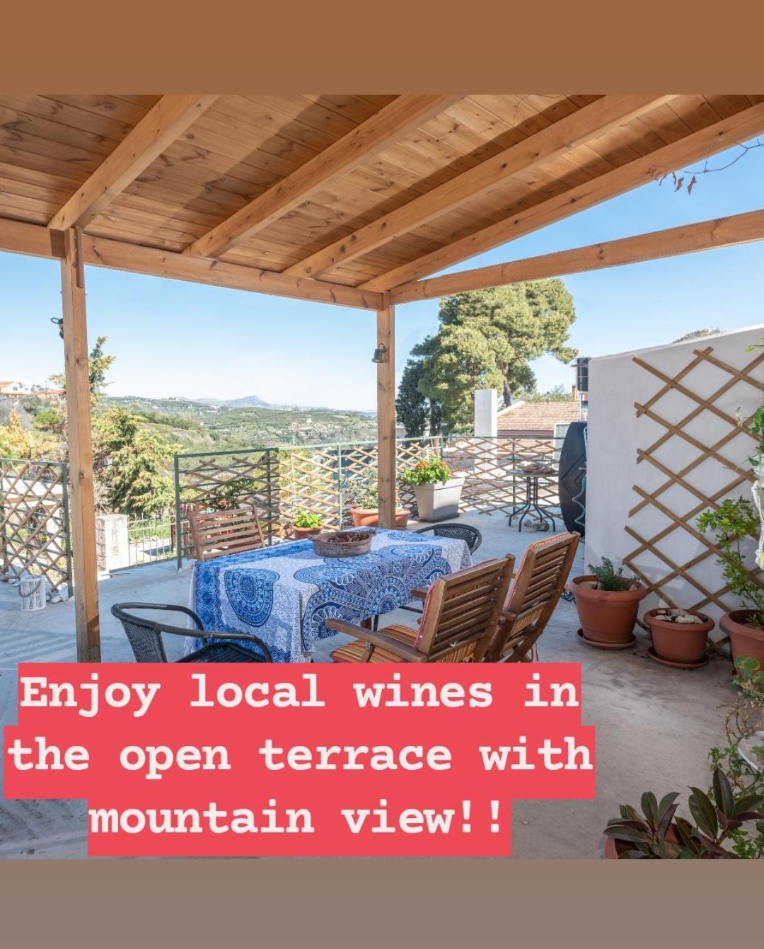 Cozy Studio In Dafnes Near To Heraklion Apartment Dhafnes Luaran gambar